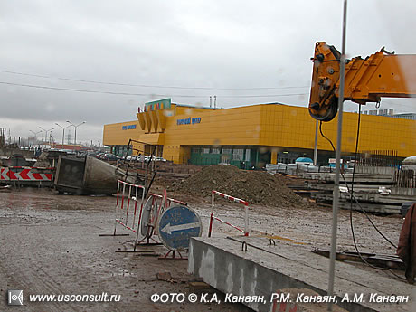 Строительство торгового центра «Алем», Астана. ФОТО © К.А. Канаян, Р.М. Канаян, А.М Канаян